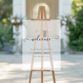 凍ったどんなイベントスクリプト ブライダルシャワーの歓迎 アクリルサイン