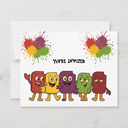 凍った仲間の招待状 招待状 (正面)