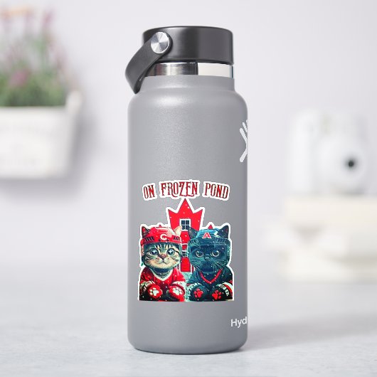 凍った池の上で シール (HydroFlask)