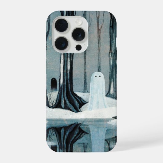凍った湖 iPhoneケース (裏面)