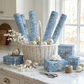 凍った窓ガラスと氷の結晶のパターン ラッピングペーパーシート