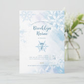 凍った誕生日パーティーの招待状 招待状 (スタンド正面)