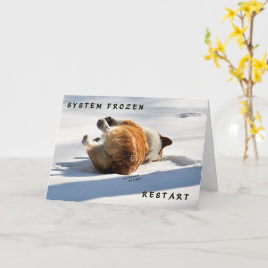 凍っていられているシステム再始動!! カード (黄色い花)