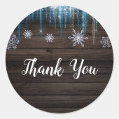 凍っていアイシクルスウィンターワンダーランドウッドパーティーの特典 ラウンドシール (正面)