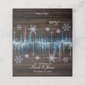 凍っていアイシクルスウィンターワンダーランドテーブル番号 プレイスカード (外部開封)