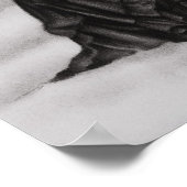 凍っていハートポスター ポスター (角)