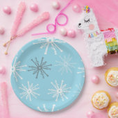 凍っていパーティー雪片紙プレート ペーパープレート (パーティー)