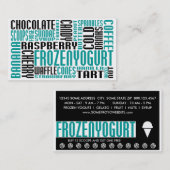 凍っていヨーグルト ロイヤリティカード (正面/裏面)