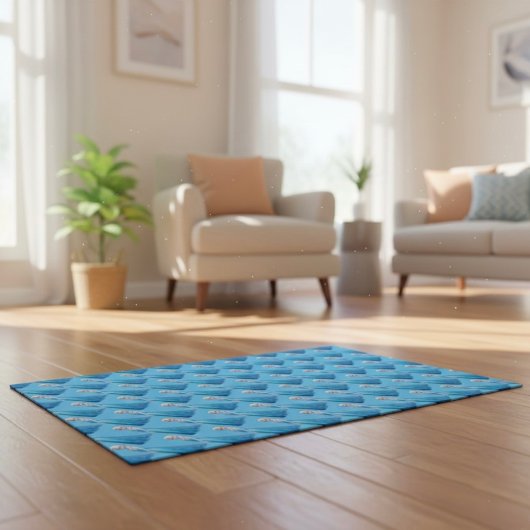 凍ってい形 ドアマット