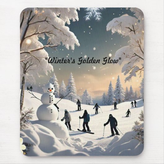 「凍ってい時間内」 マウスパッド (正面)