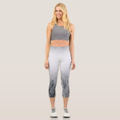 凍ってい林 カプリレギンス (正面)