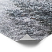 凍ってい林 ポスター (角)