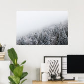 凍ってい林 ポスター (ホームオフィス)