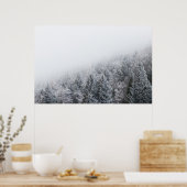 凍ってい林 ポスター (キッチン)