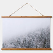 凍ってい林 吊り下げ型タペストリー (正面)