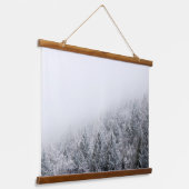 凍ってい林 吊り下げ型タペストリー (傾斜あり)