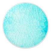 凍ってい池ターコイズ  セラミックノブ (正面)