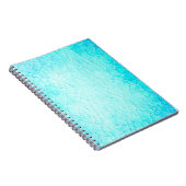 凍ってい池ターコイズ ノートブック (右側)
