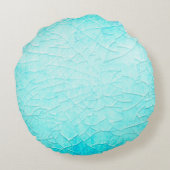 凍ってい池ターコイズ ラウンドクッション (裏面)