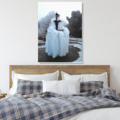 凍ってい泉 キャンバスプリント (インサイチュ (寝室))