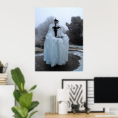 凍ってい泉 ポスター (ホームオフィス)