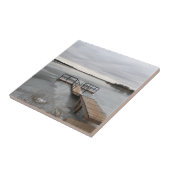 凍ってい波止場湖 タイル (側面)