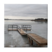 凍ってい湖 タイル (正面)