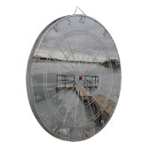 凍ってい湖 ダーツボード (正面左)