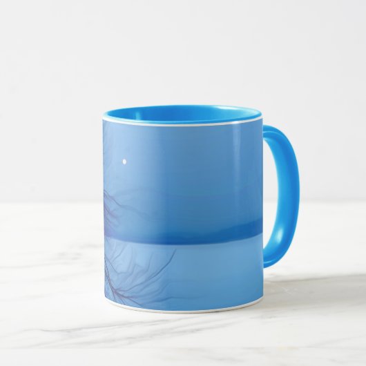 凍ってい湖 – マグカップ (正面右)