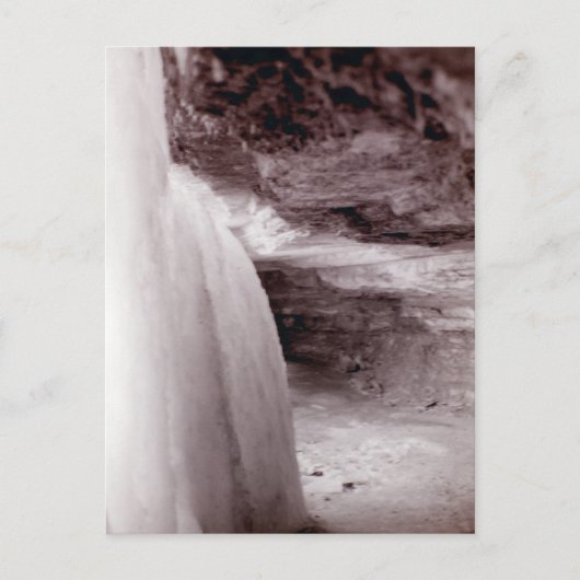 凍ってい秋 ポストカード (正面)