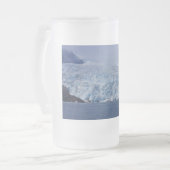 凍ってい美しい フロストグラスビールジョッキ (正面左)