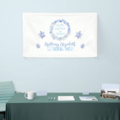 凍ってい誕生日の背景の年齢バナ凍っていー 横断幕 (トレードショー)