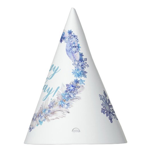 凍ってい誕生日任意の年齢凍っていテーマパーティー帽子 パーティーハット (右)