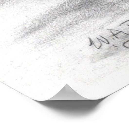 凍ってい足 ポスター (角)