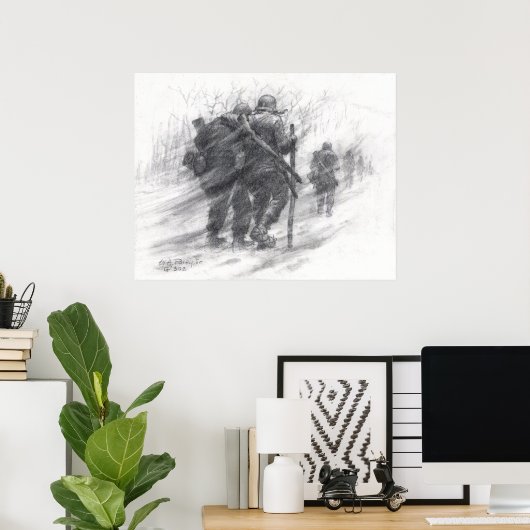 凍ってい足 ポスター (ホームオフィス)