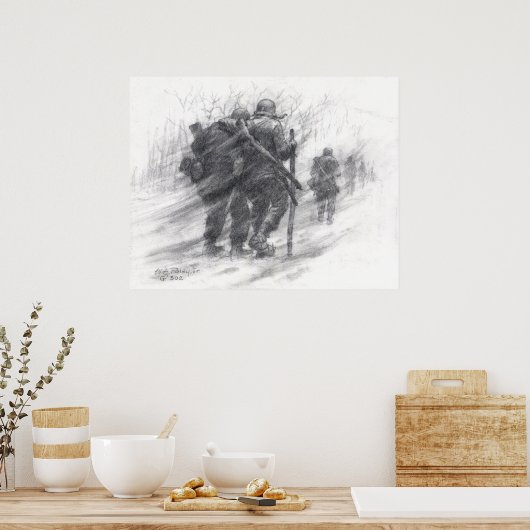 凍ってい足 ポスター (キッチン)