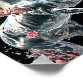 凍ってい馬 ポスター (角)