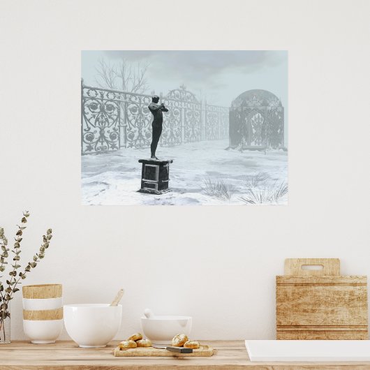 凍ってい ポスター (キッチン)