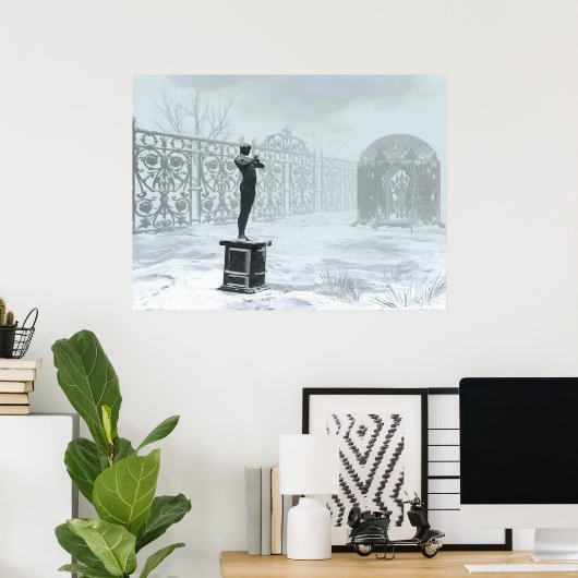 凍ってい ポスター (ホームオフィス)