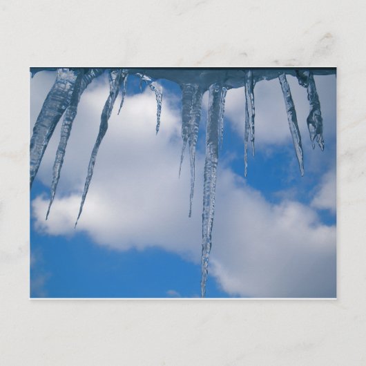 凍ってい ポストカード (正面)