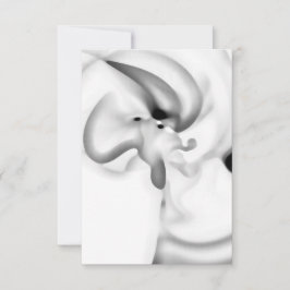 凍ってい:抽象芸術グレー、白、および黒 カード