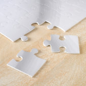 凍ってい:抽象芸術グレー、白、および黒 ジグソーパズル (側面)