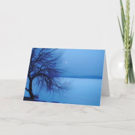 凍っていWorld - Greeting Card カード (正面)