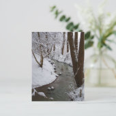 凍てついた森の川 ポストカード (スタンド正面)