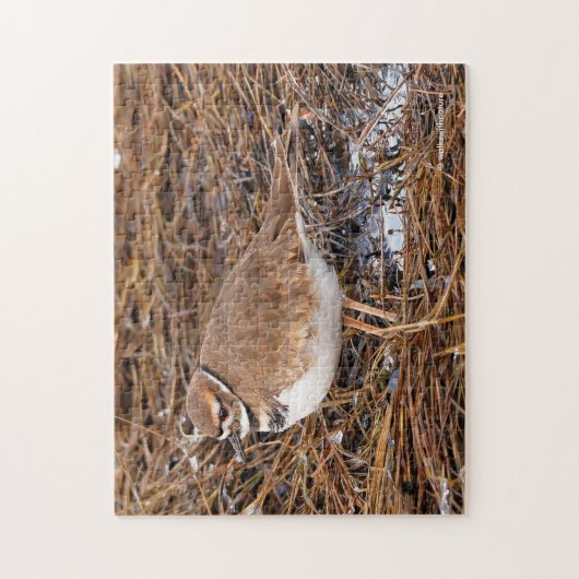 凍てつくような泥の中での殺し屋 ジグソーパズル (縦)