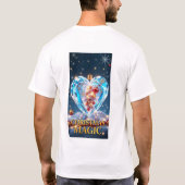 **凍てつくクリスマスの魔法** Tシャツ (裏面)