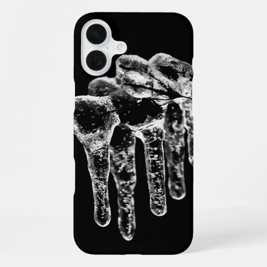 凍てつく冬に入る iPhoneケース (裏面)