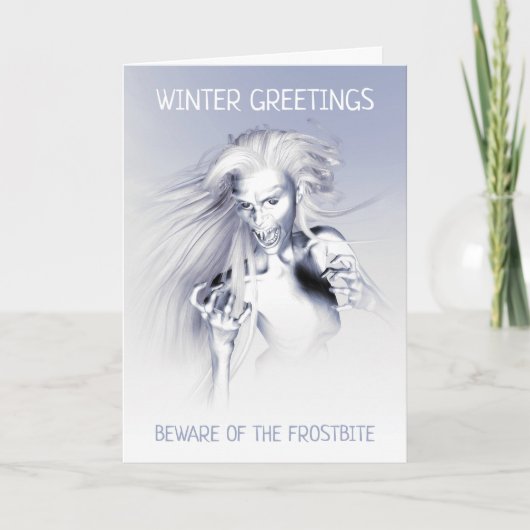 凍傷に気をつけて。氷の吸血鬼 カード (正面)