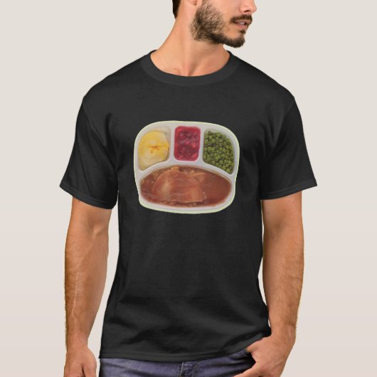 凍結するテレビディナーのTシャツ Tシャツ (正面)