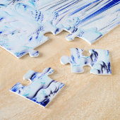 凍結するフラクタルの景色のジグソーパズル ジグソーパズル (側面)